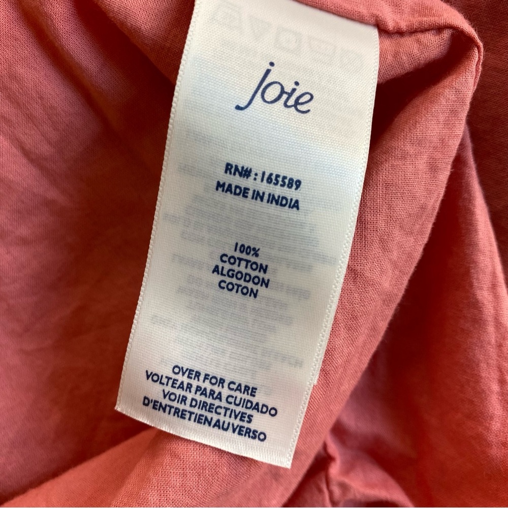 Joie Maxi Dress in Tea Rose Orange Pink Size S NWT - Picture 14 of 15